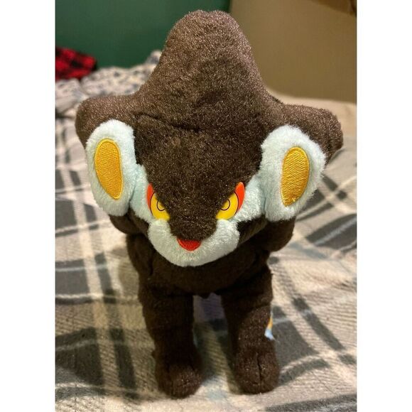 Pokemon 2021 9” LUXRAY TAKARA TOMY I CHOSE You Plush Toy - Picture 1 of 6